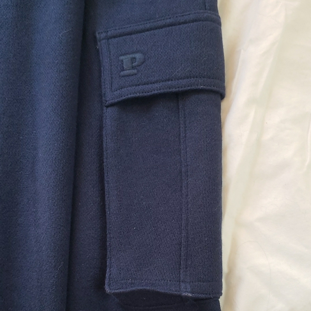 NWT TALL girl Friendly PINK Victoria's Secret Navy Drawstring Pants - Picture 12 of 17